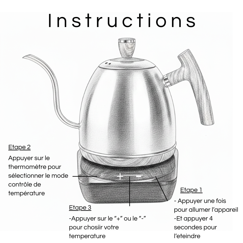 Steamly Flow - Bouilloire Col de Cygne