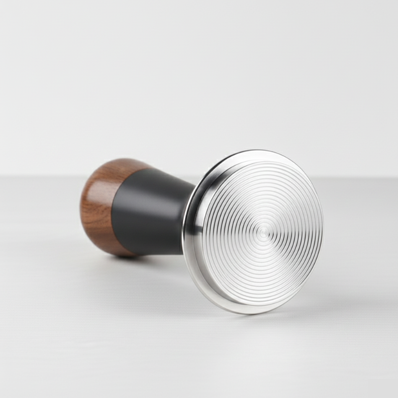 Steamly WoodPress - Tamper Café Finition Bois