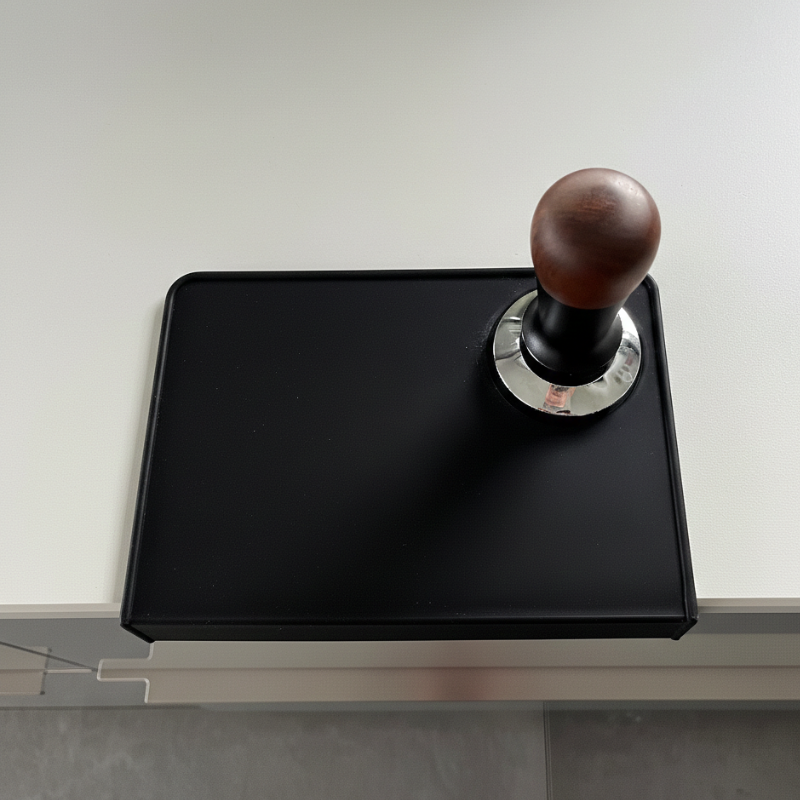 Steamly Silicone Mat - Tapis de tampage café